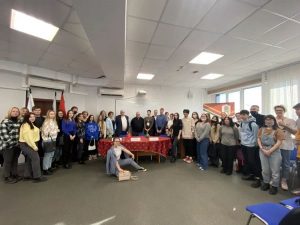 На ФЭФ состоялась встреча с игроком «Что? Где? Когда?» Алексеем Блиновым