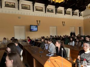 Студентам ФГМУ прочитали лекцию в администрации Василеостровского района Санкт-Петербурга