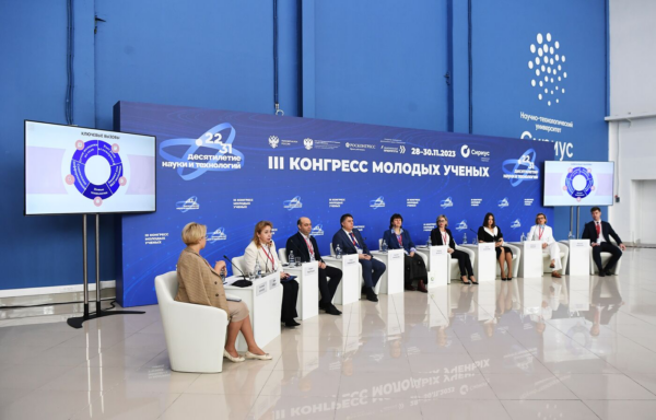 Куратор СНО РАНХиГС Санкт-Петербург Эльвира Хайбулина приняла участие в III Конгрессе молодых ученых 