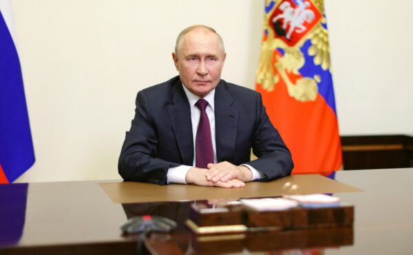 Видеообращение Владимира Путина по случаю Дня воссоединения ДНР, ЛНР, Запорожской и Херсонской областей с Россией