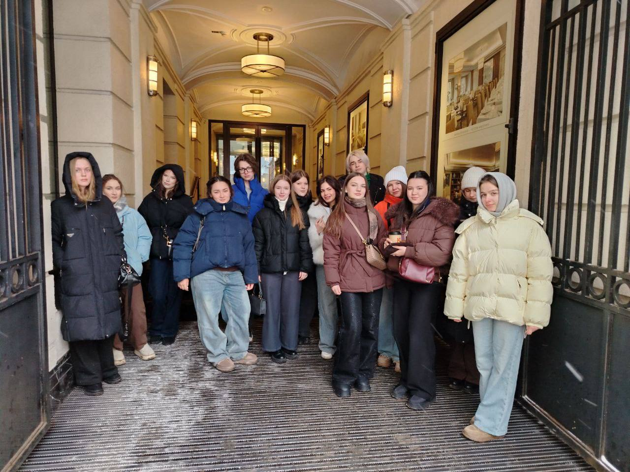 Погружение в мир гостеприимства: учебный визит в отель «Коринтия Санкт-Петербург»